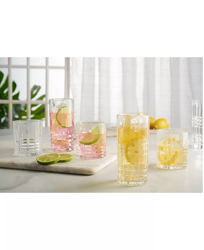 Godinger Boundary Double Old-Fashioned Glasses Set of 4