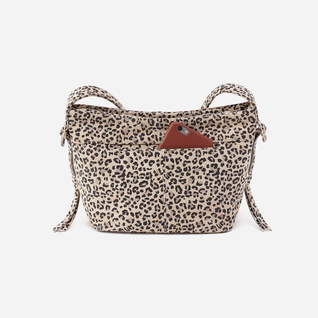 Hobo  Bonita Crossbody in Printed Leather - Mini Leopard