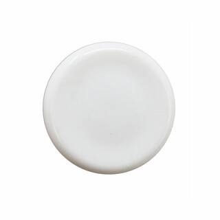 Everbilt 1-18 in. White Plastic Round Nail-On Furniture Glides with Nylon Base for Floor Protection (4-Pack) 4609844EB