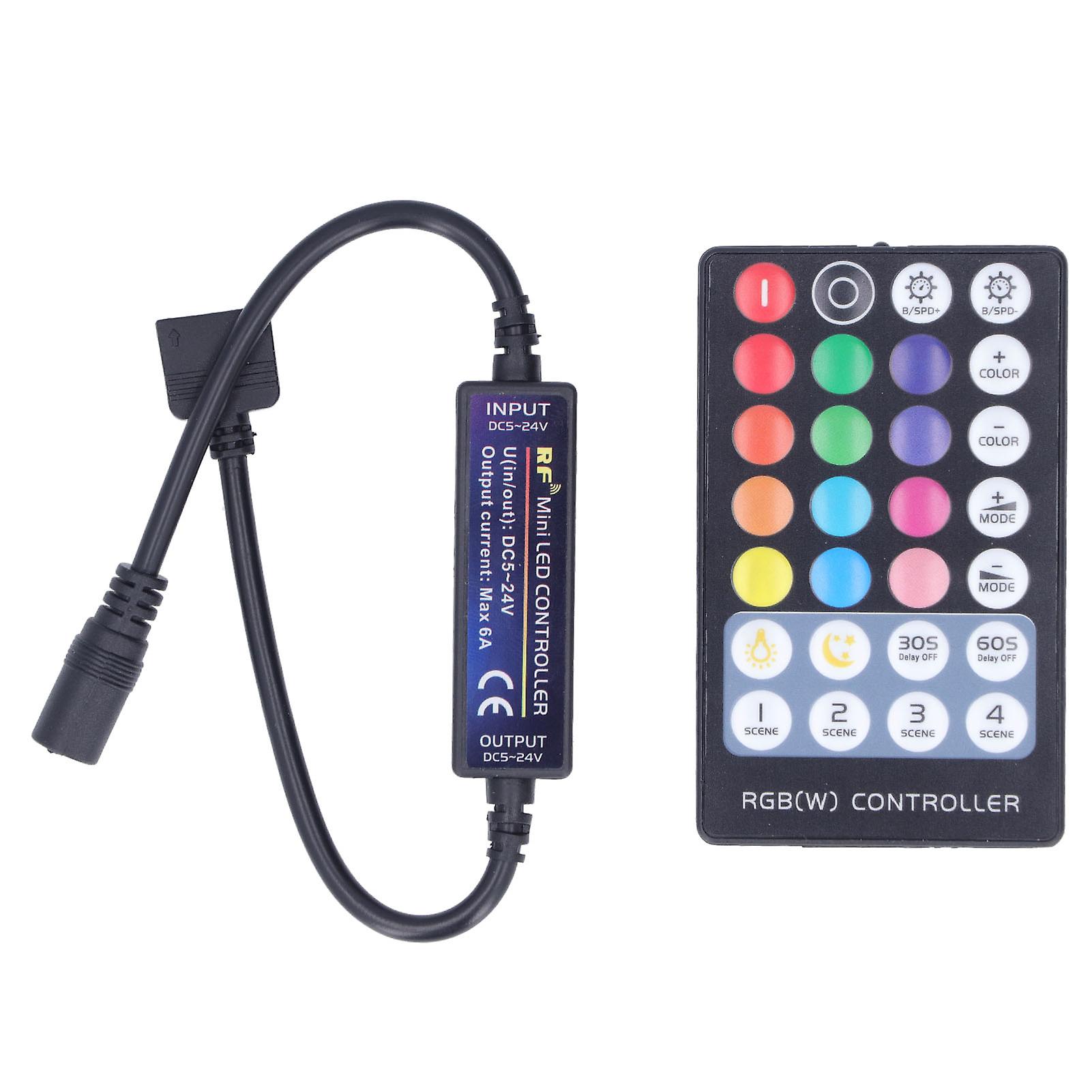 Led Controller Rf Mini Rgbw Led Usb Lamp Strip Full Touch Remote Transmission Ultra Thin Controller