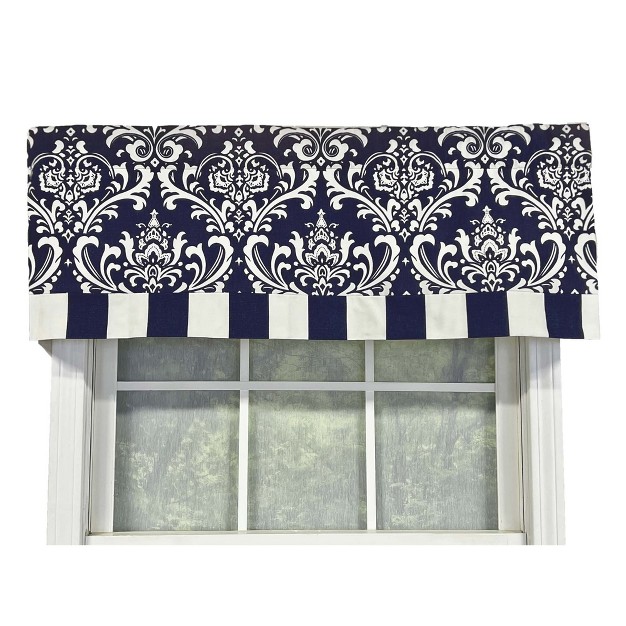 Rod Pocket Valance 50 quot X 16 quot Navy By Rlf Home