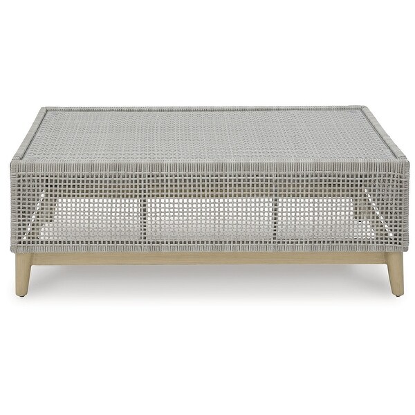 Signature Design by Ashley Seton Creek Gray Outdoor Coffee Table