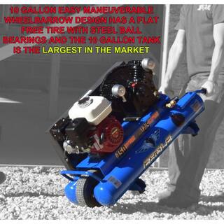 Eagle Wheelbarrow Honda GX-160 10 Gal. 5.5 HP Gas Engine TT55G