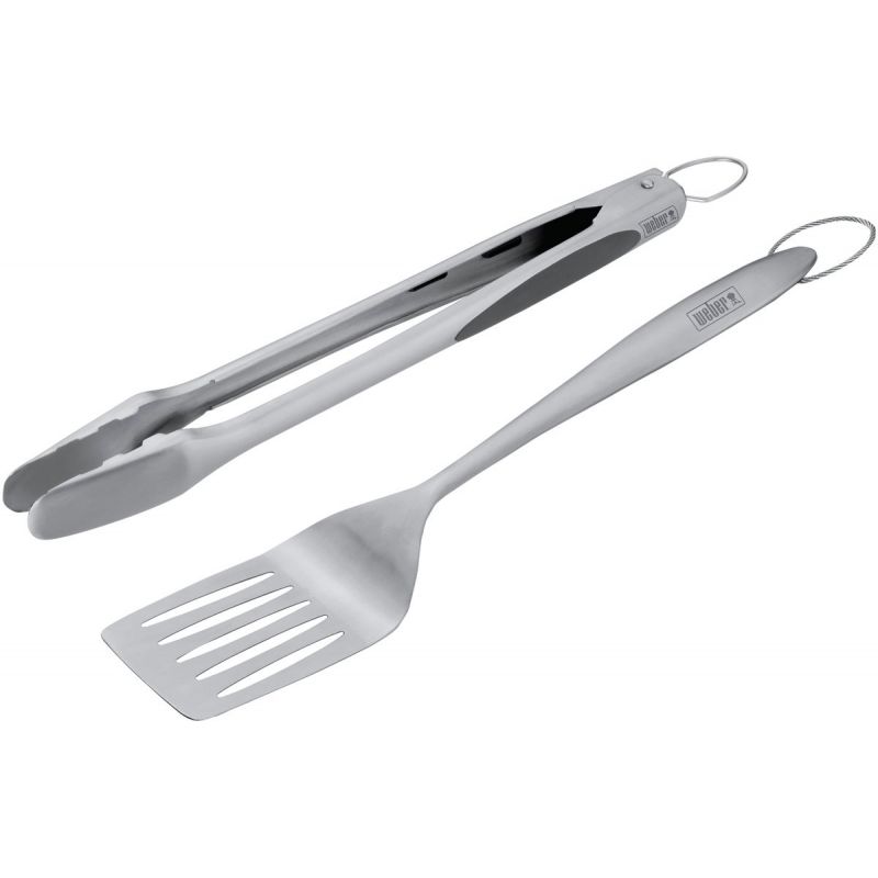 Weber 2-Piece Stainless Steel Barbeque Tool Set