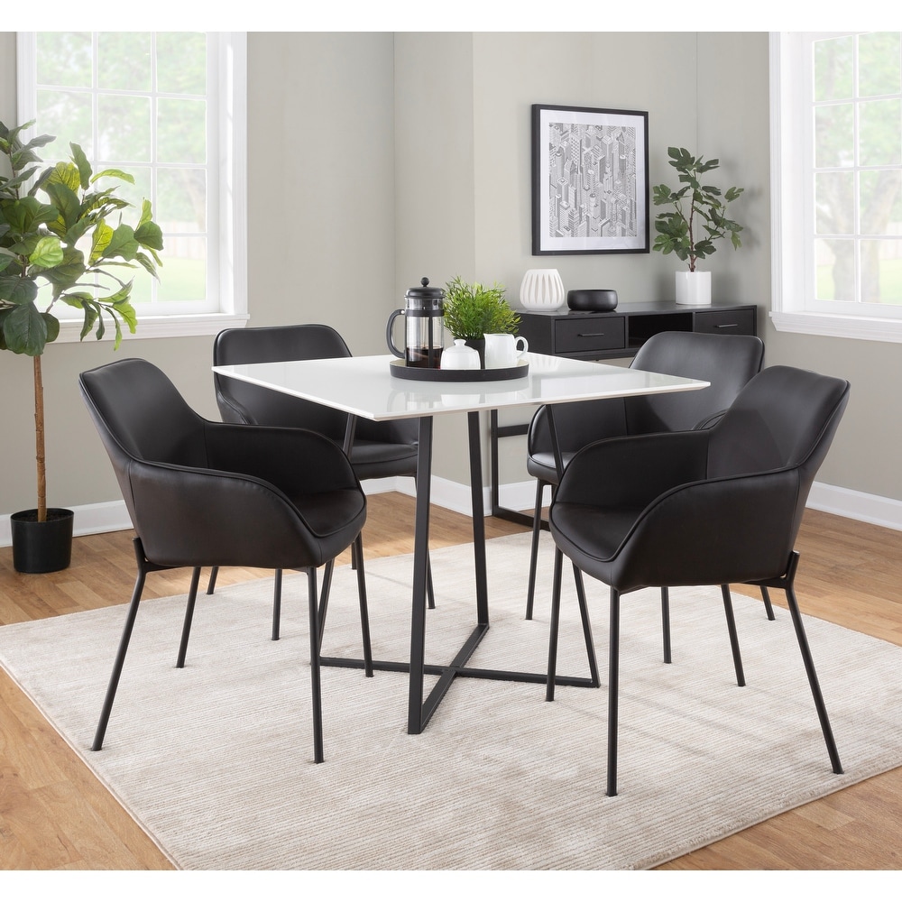 Silver Orchid Pugo Square Dining Table