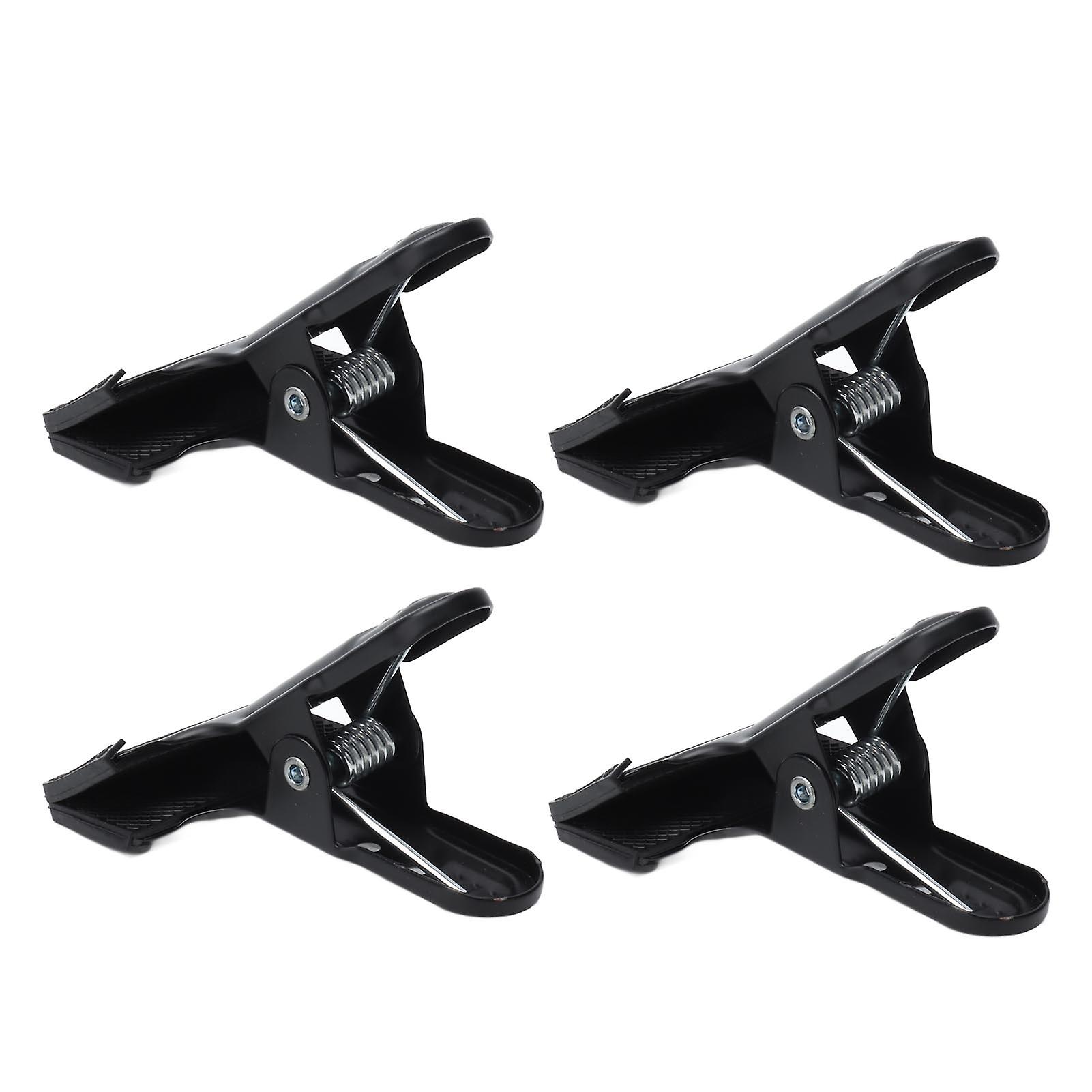 4pcs Woodworking A Clip Heavy Duty Anti Slip Metal Wide Mouth Spring Clamps For Photography Backdrops