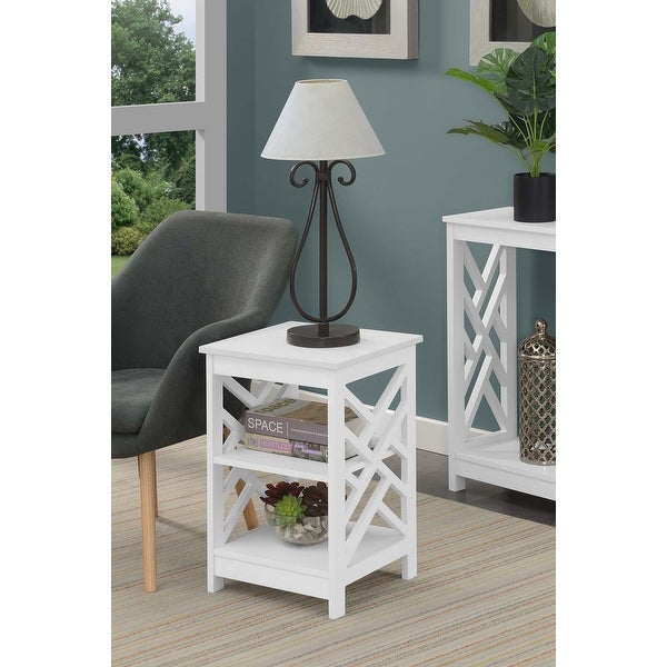 Copper Grove Zeus End Table with Shelves