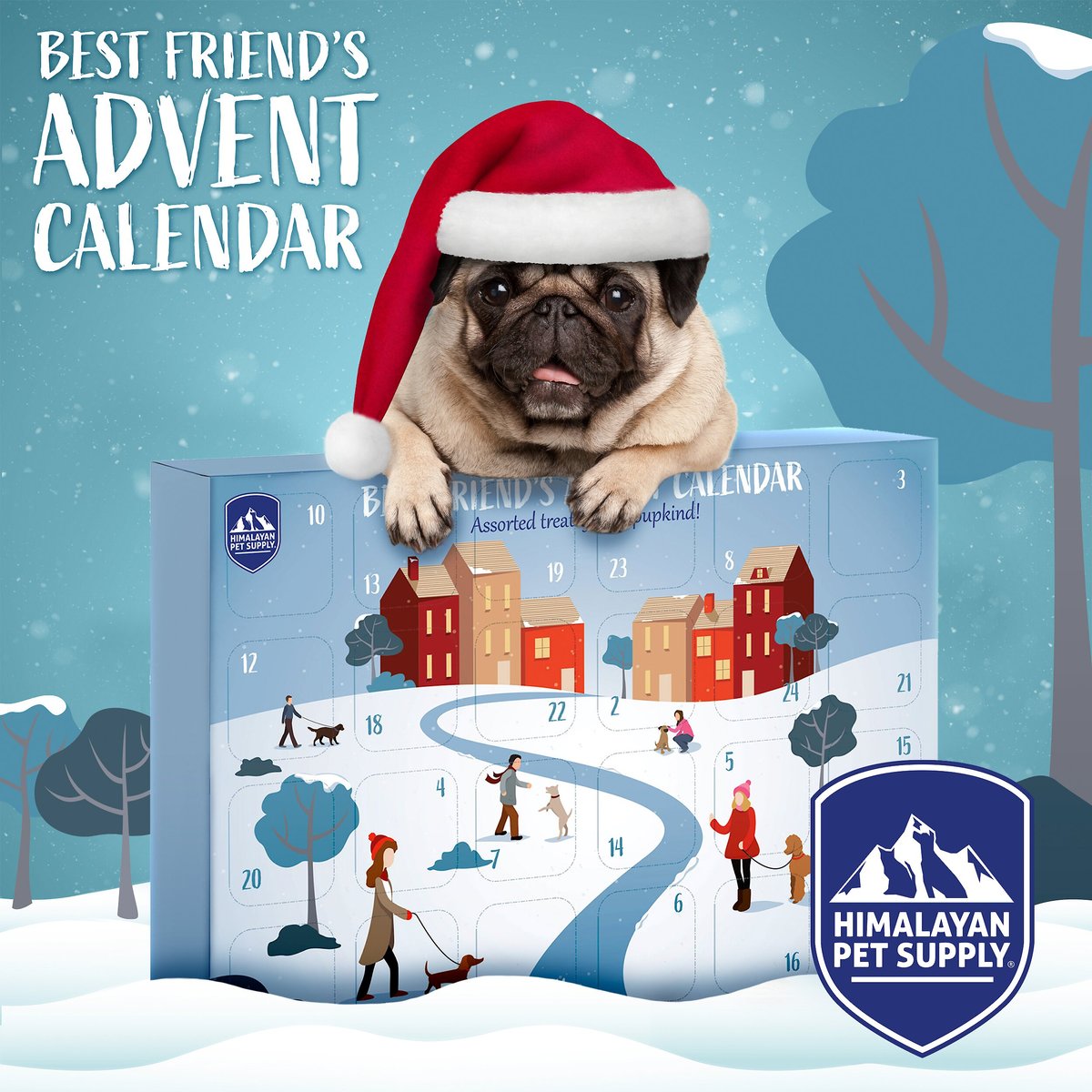 Himalayan Pet Supply Best Friend's Advent Calendar Dog Treats