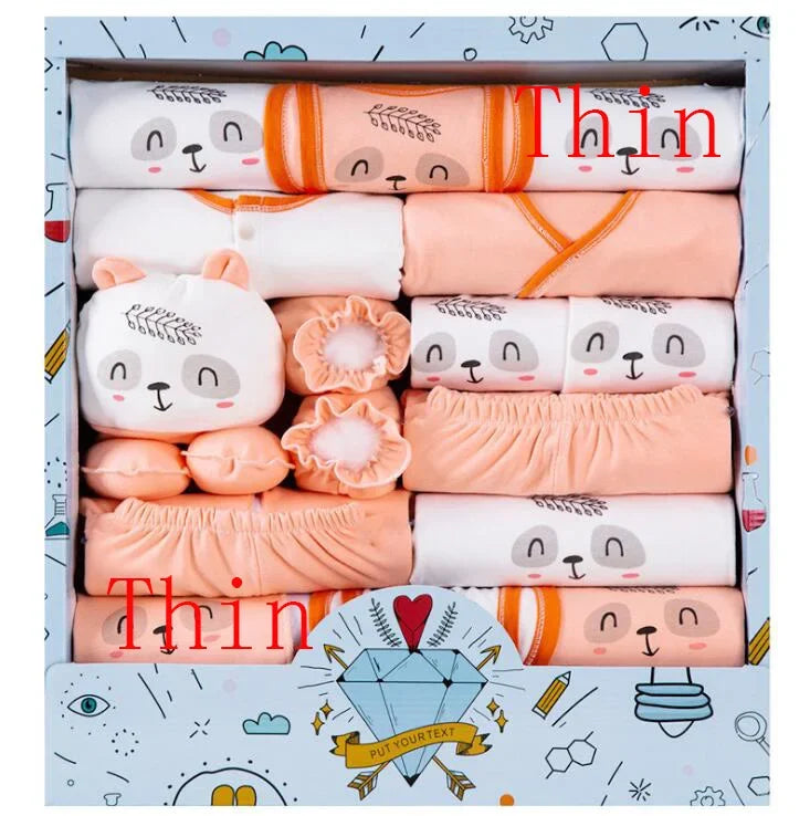 18pcs/set Newborn Clothes Suits 0-6M Baby Clothing Sets Boys Girls Suit Cotton Baby Shower Gift Set New Born Clothes