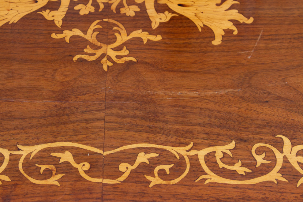 Dutch Colonial Marquetry Coffee Table   Traditional   Coffee Tables   by De cor  Houzz