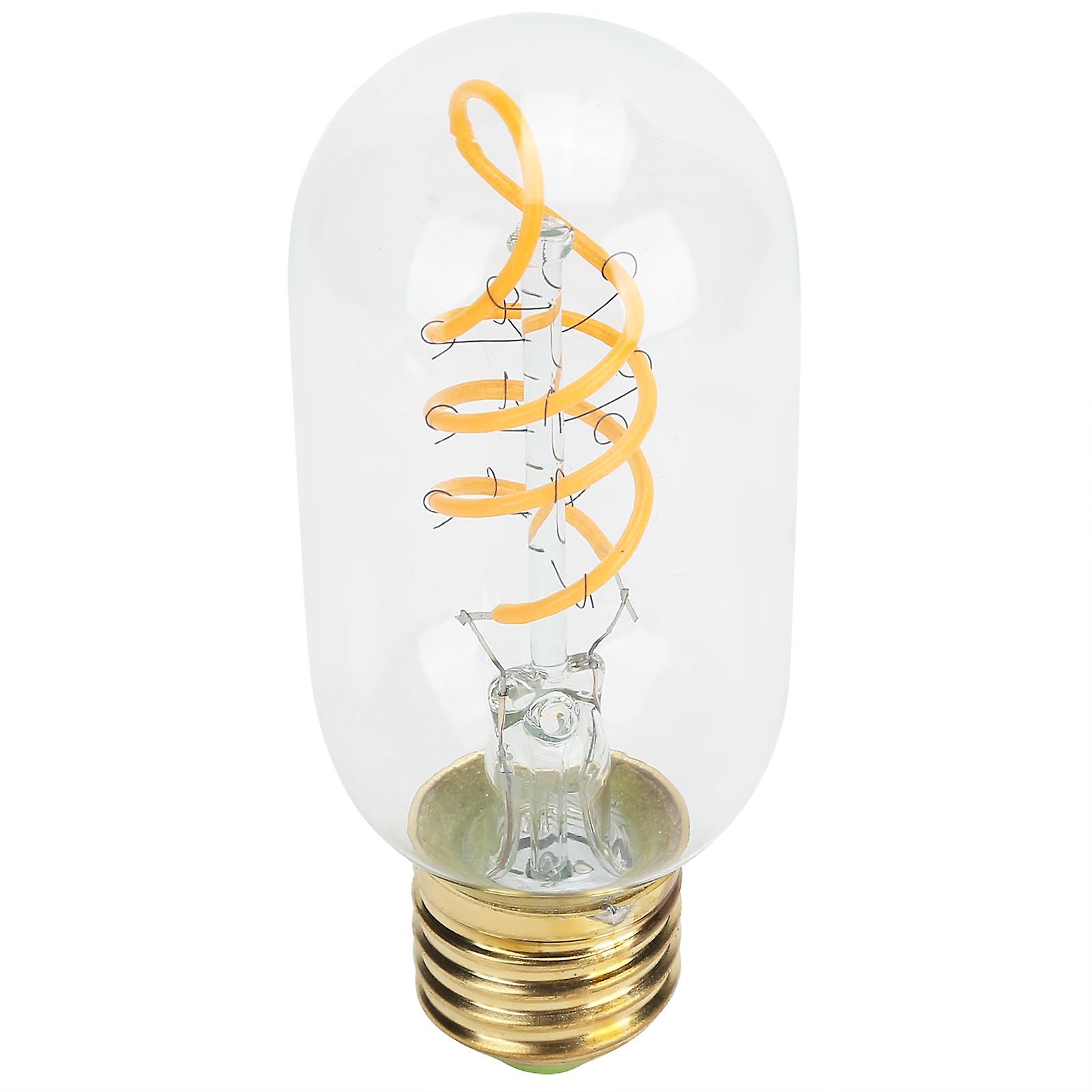 Light Bulb Vintage Double Spiral E27 4w Led Flexible ment Warm Light Led Bulb 220vtransparent