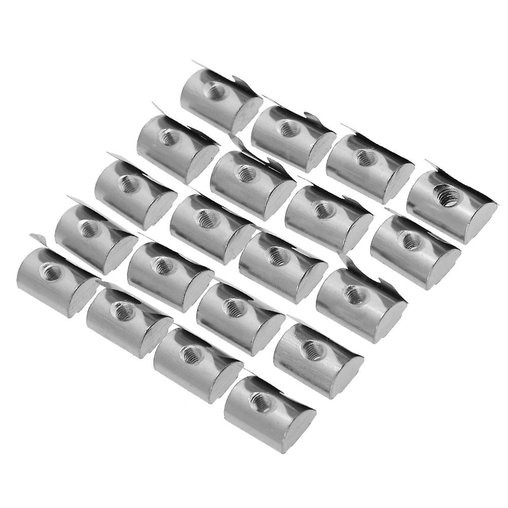 M6 Shrapnel Nut Block Elastic Nut 40 Series Aluminum Profile Accessories(m6 20pcs)