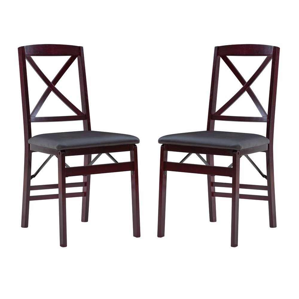 Porch   Den Espresso Folding Chair (Set of 2)