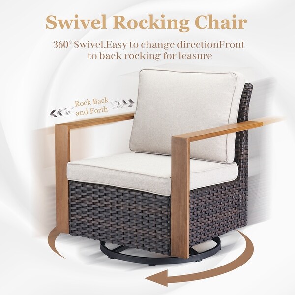 Outdoor Swivel Rocker Chair