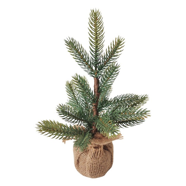 Pine Tree In Natural Jute Base Christmas Decoration