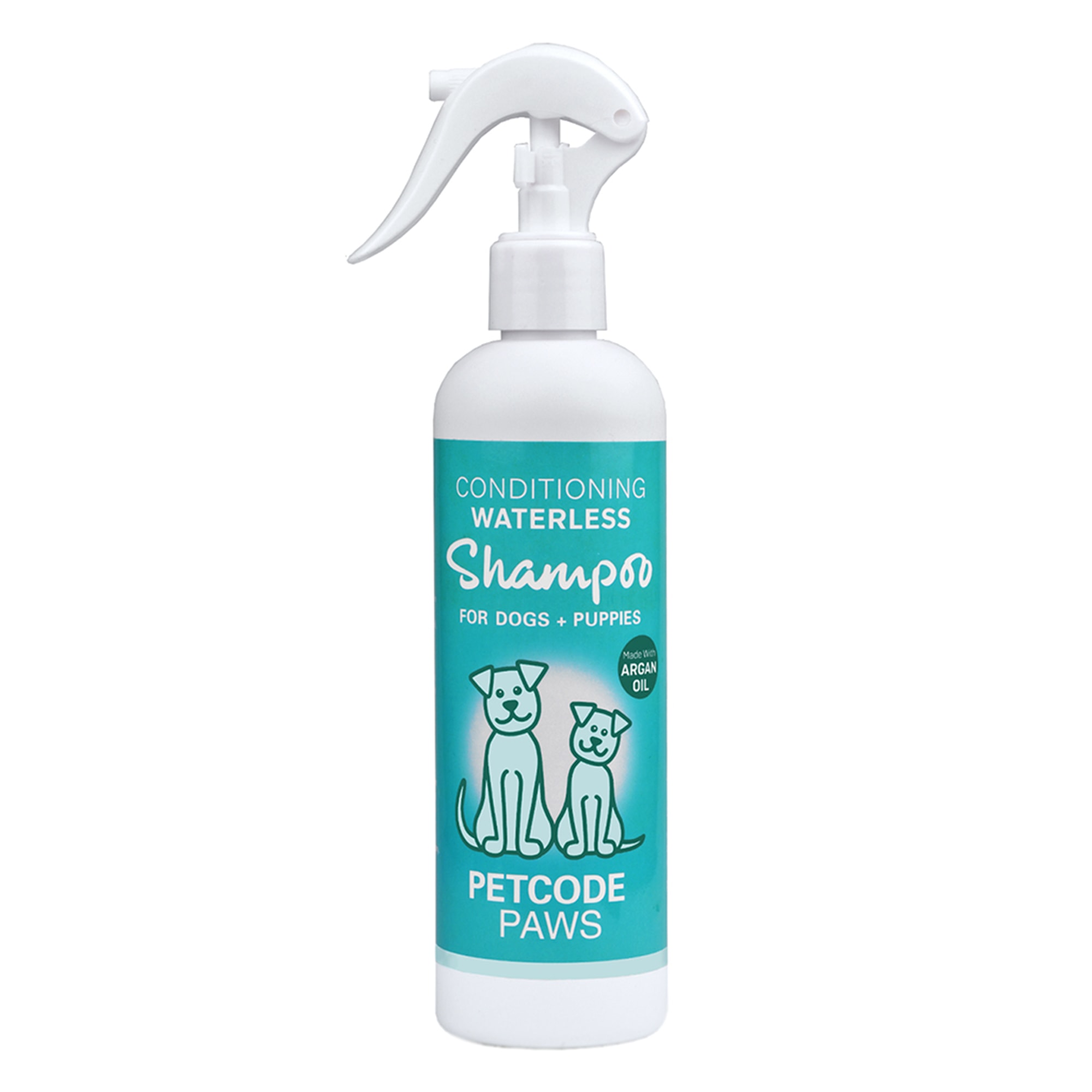 Petcode Paws Conditioning Waterless Shampoo with Argan Oil for Dogs and Puppies， 10.14 fl. oz.