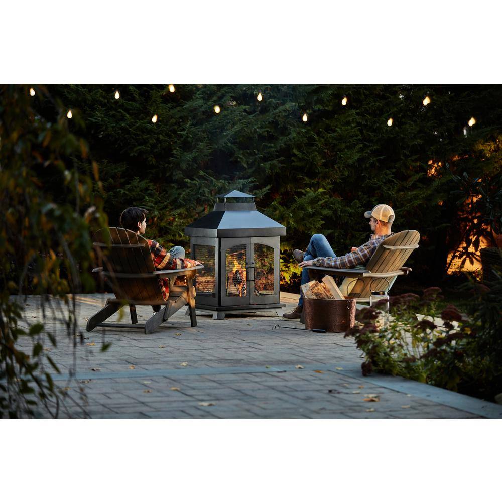 Endless Summer 43 in. Black All Steel Wood Burning Fireplace WAF3014ES