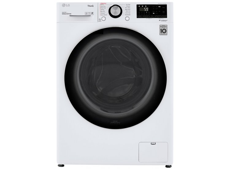 LG 2.4 Cu. Ft. White Compact Front Load Washer and Dryer Combo