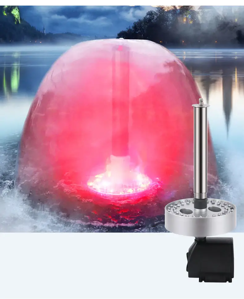 Factory Supply Indoor Led Lights Used Garden Mushroom Nozzle Mini Fountains