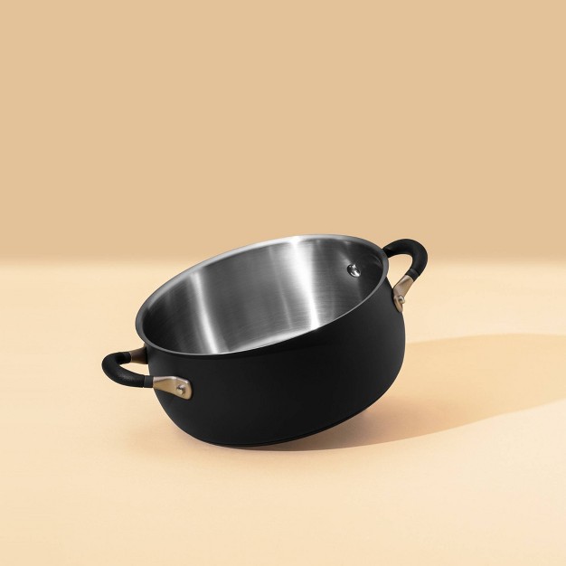 Meyer Accent Series 5qt Stainless Steel Induction Dutch Oven Matte Black