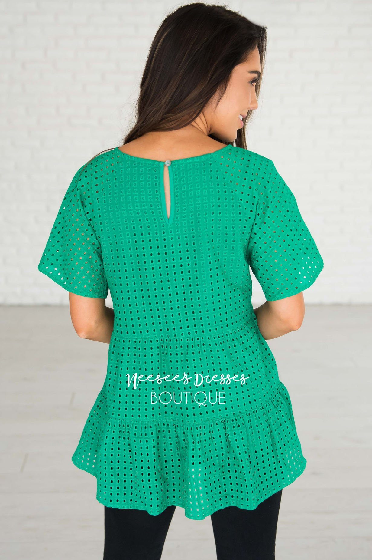 Escape The Ordinary Eyelet Top