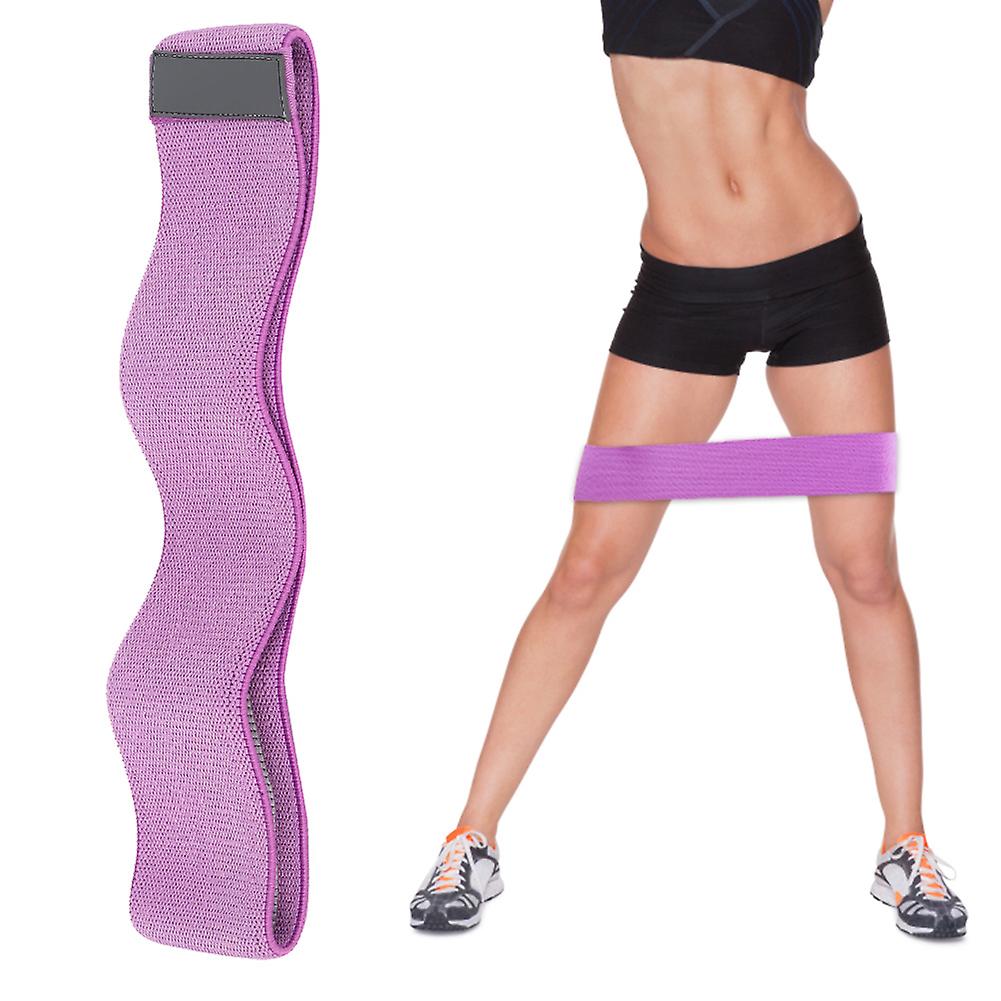 High Flexibility Buttocks Training Loop Belt Resistance Pull Strap Leg Slimming For Fitness Yoga Pilatespurple