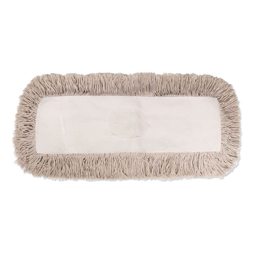 Boardwalk Industrial Dust Mop Head | Hygrade Cotton， 60w x 5d， White | UNS1360