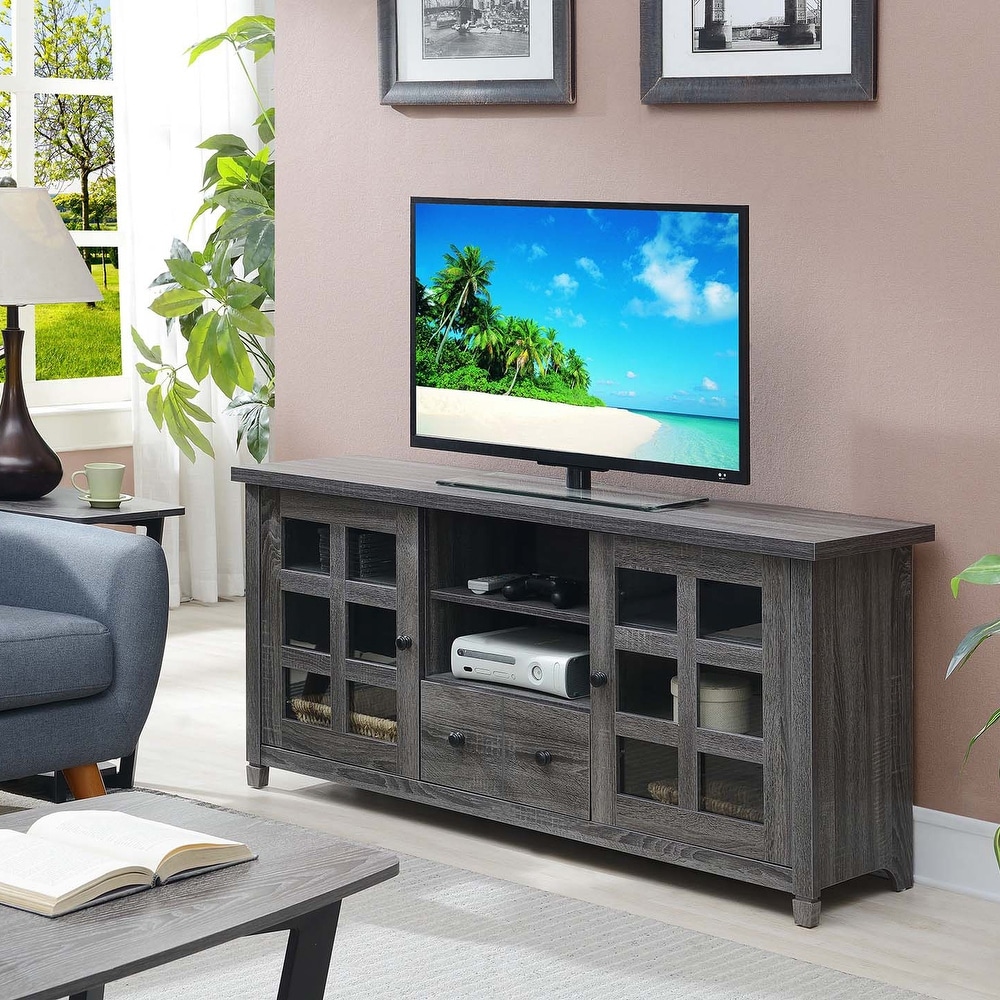 Newport Park Lane 1 Drawer TV Stand with Storage Cabinets and Shelves for TVs up to 65 Inches