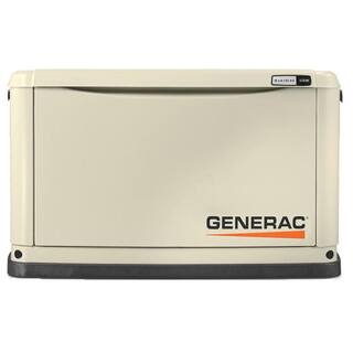 Generac Guardian 14000-Watt Air-Cooled Whole House Generator with Wi-Fi and 200-Amp Transfer Switch 7225