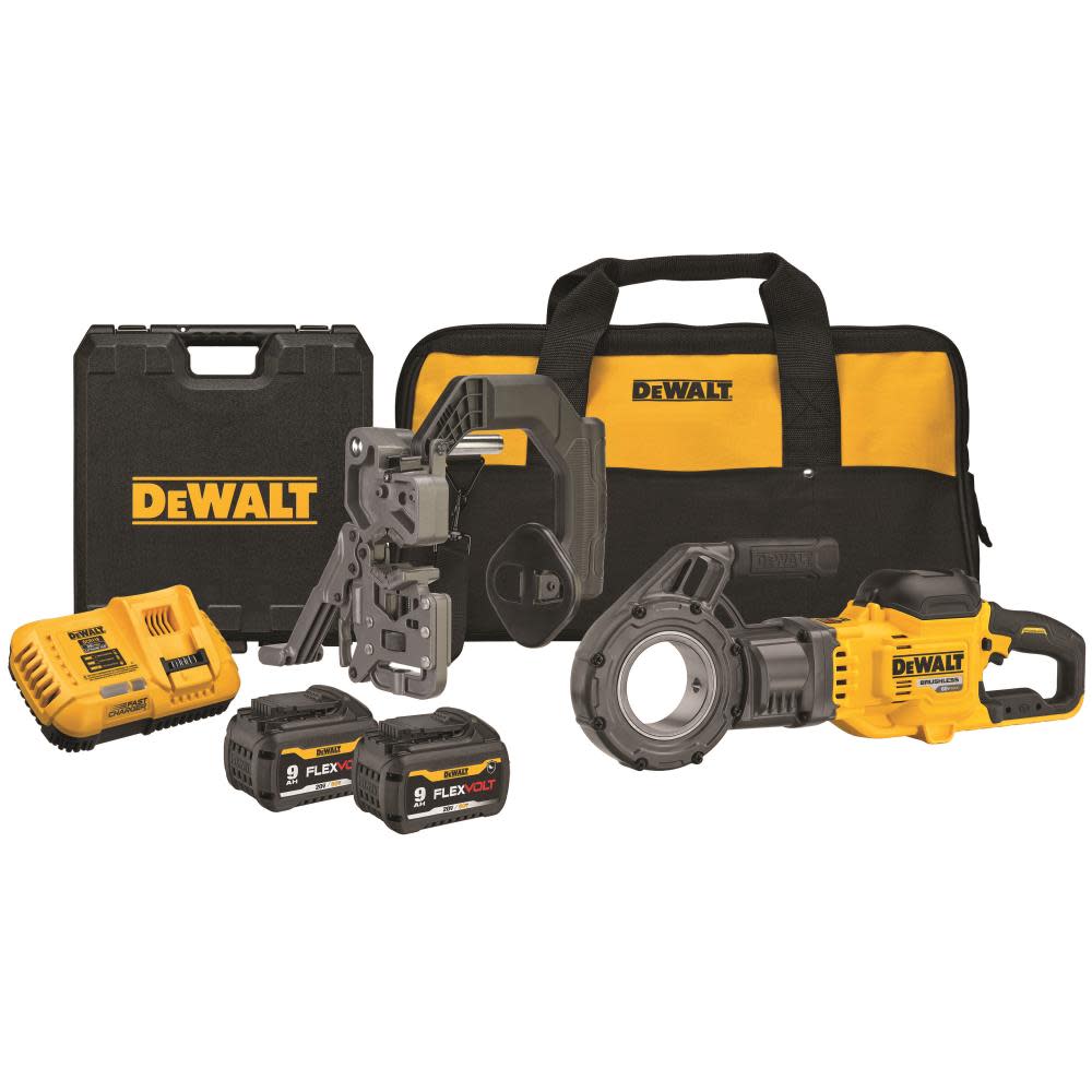 DW FLEXVOLT 60V MAX* Cordless Pipe Threader Kit DCE700X2 from DW