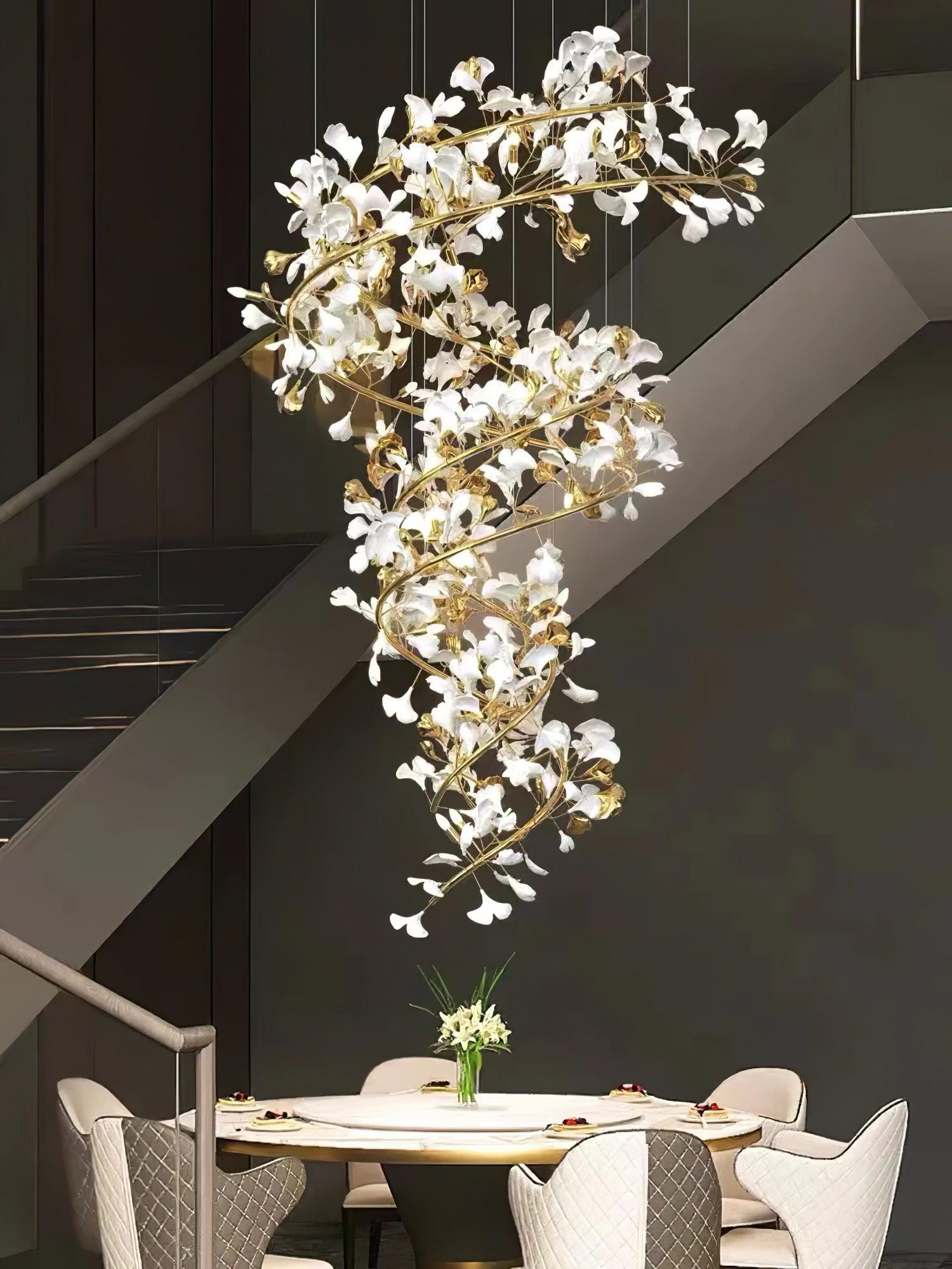 Gingko Chandelier F