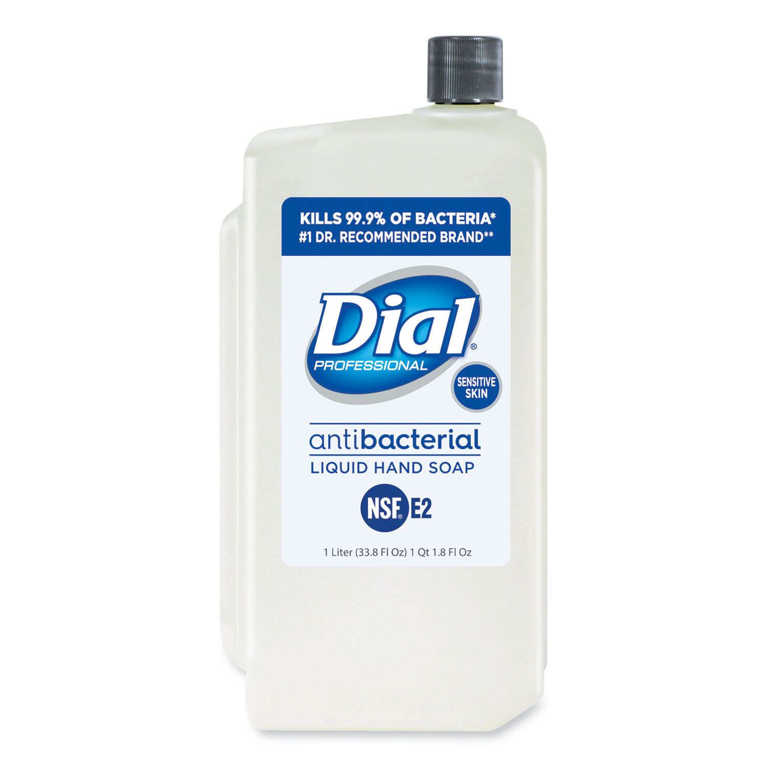 Antibacterial Liquid Hand Soap for Sensitive Skin Refill for 1 L Liquid Dispenser by Dialandreg; Professional DIA82839