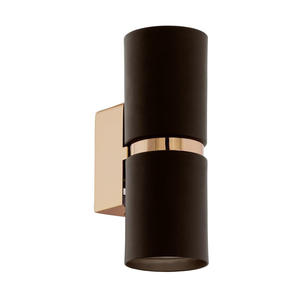 Eglo 95371 Passa LED Brown & Copper Round Modern Up & Down Wall Light