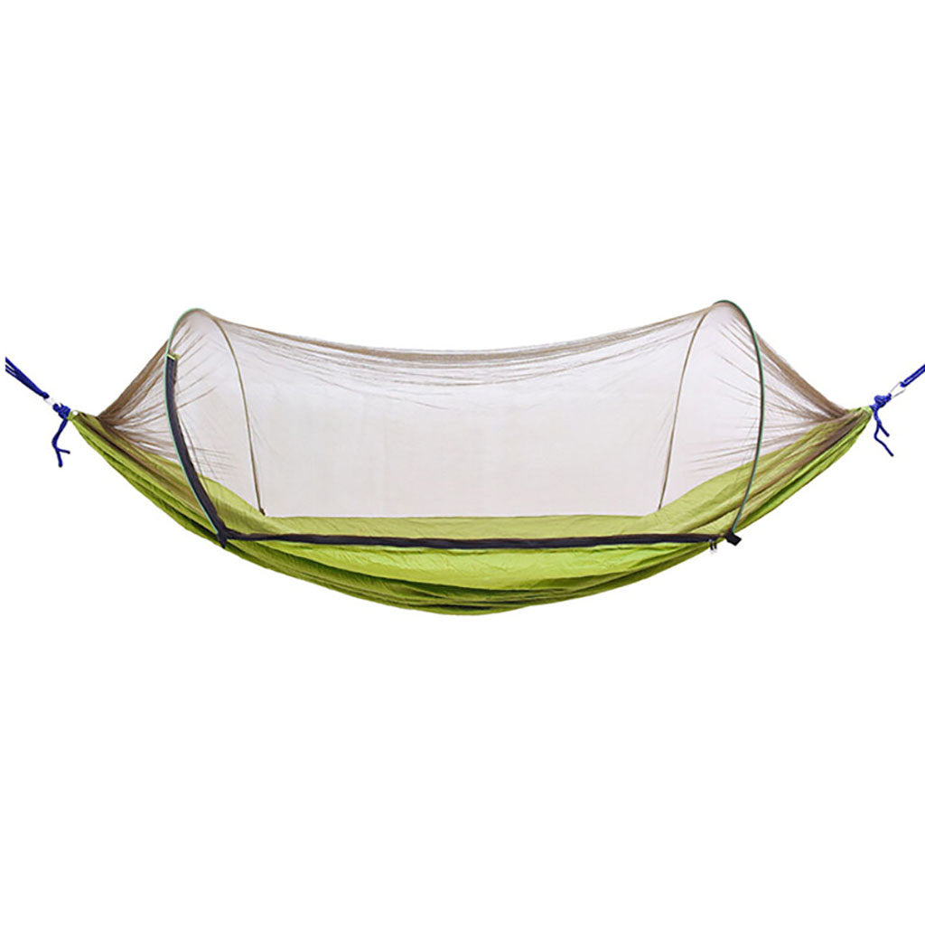 Bzoosio Ultralight Travel Camping Hammock Built-in Mosquito Net And Storage Pouch