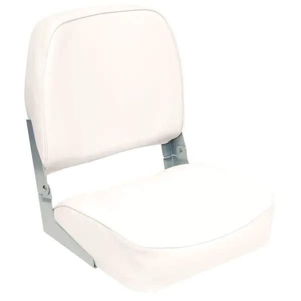 Wise White Low Back Fold Down Boat Seat