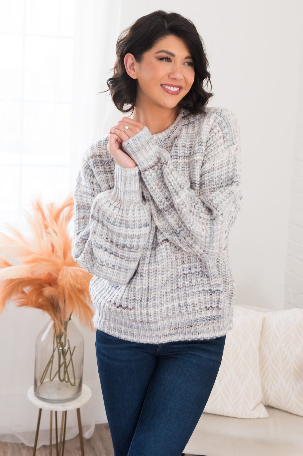 Joyful Night Modest Sweater