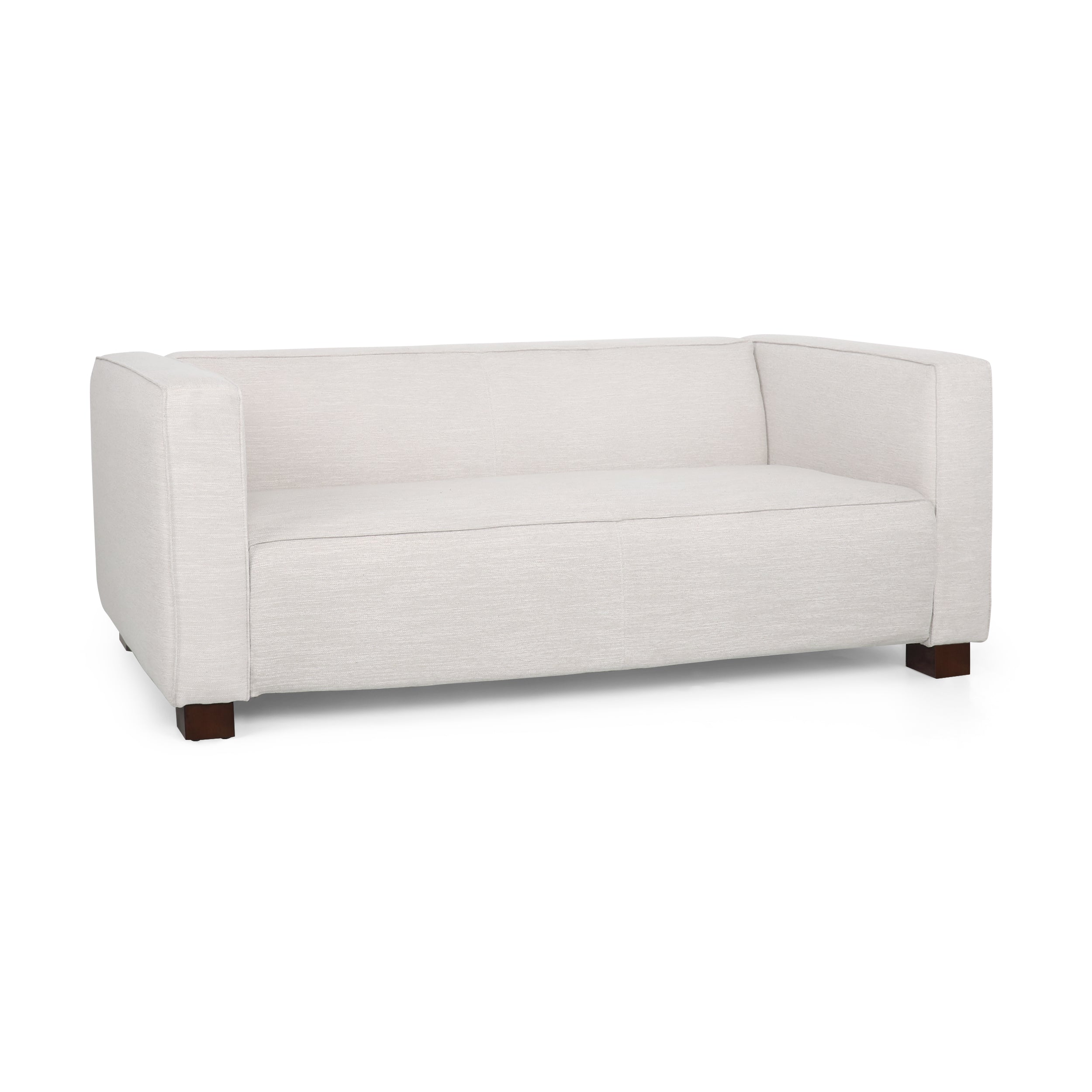 Pamsha Contemporary Fabric Upholstered Loveseat