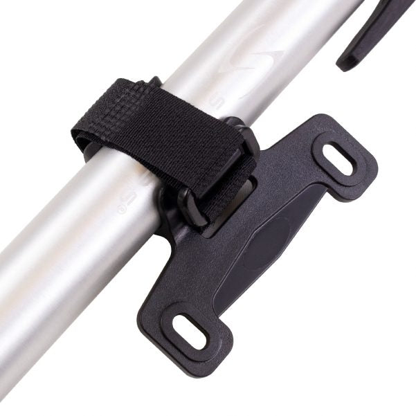 Serfas Big Stick Dual Head Mini Pump - Silver-Black