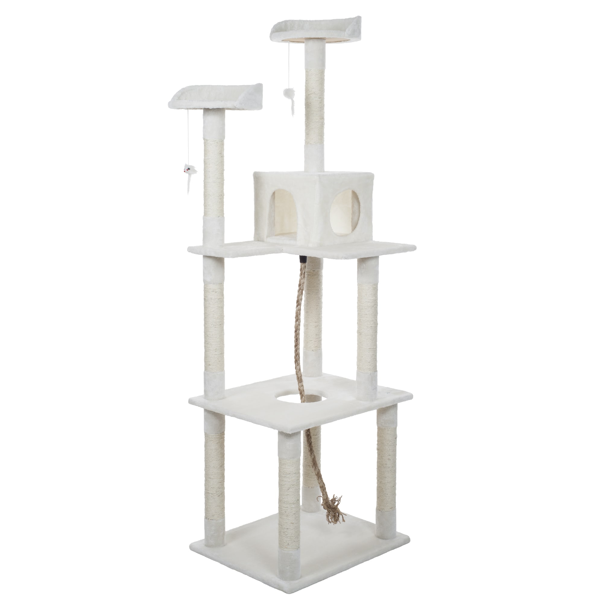 PETMAKER Sleep and Play Cat Tree， 19.25