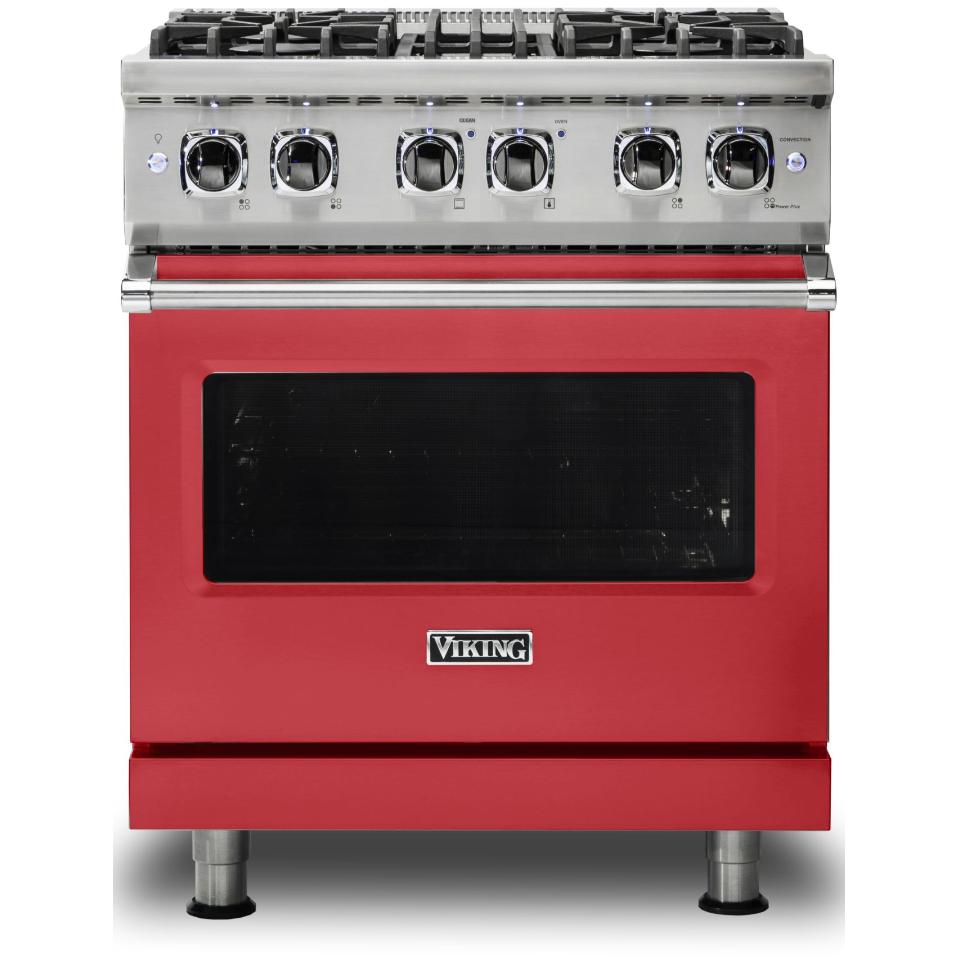 Viking 30-inch Freestanding Dual-Fuel Range with VariSimmer CVDR530-4BSMLP