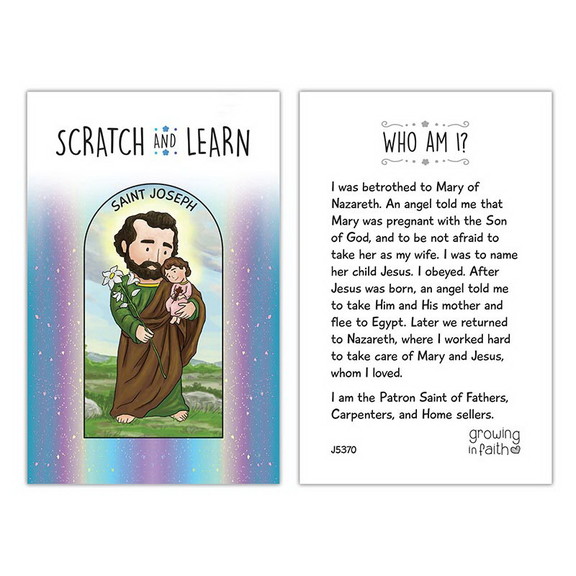 Growing In Faith Scratch   Learn Card