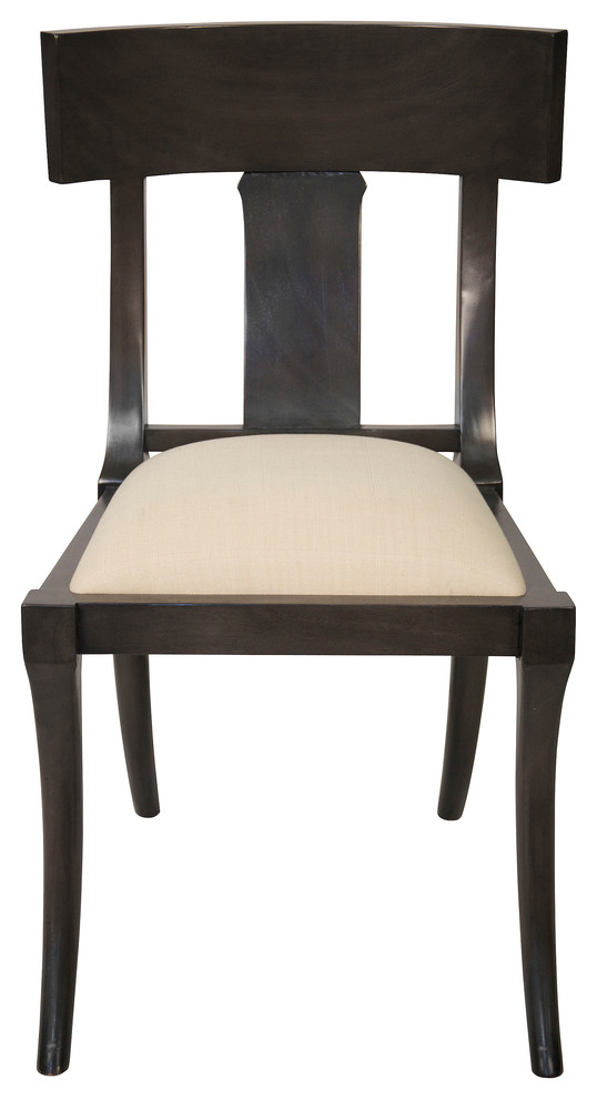 Athena Side Chair  Pale   Transitional   Dining Chairs   by Noir  Houzz