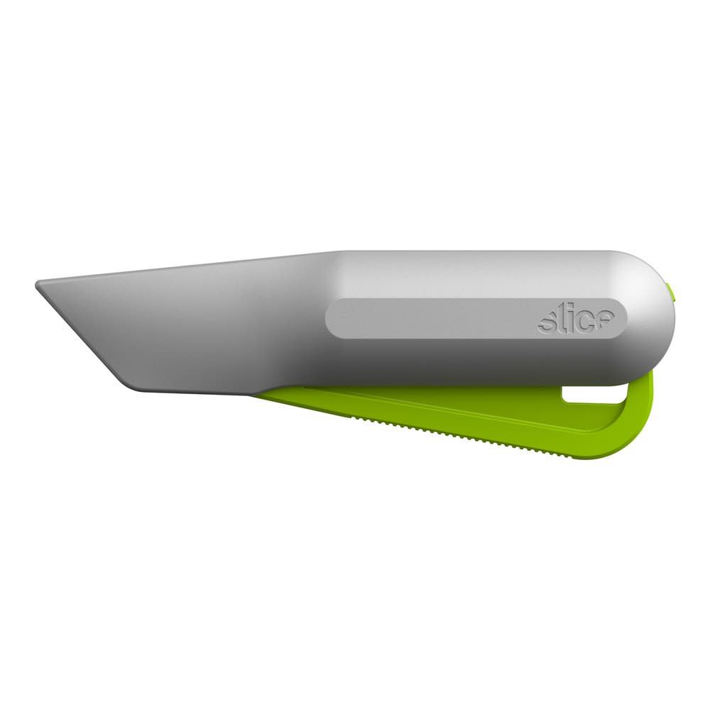 Slice Squeeze Knife Auto Retractable Metal Handle