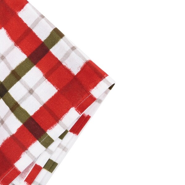 Cardinal Plaid Napkin Set of 6