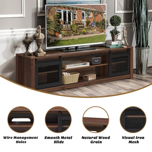 Media Entertainment Center TV Stand Console Storage Cabinet for TV