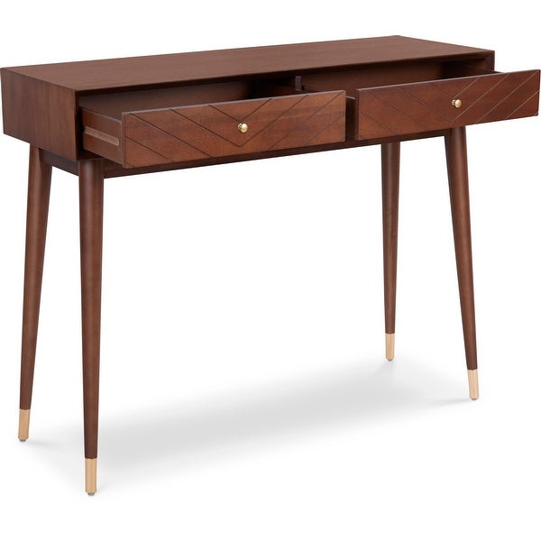 Adore Decor Sutton Walnut Brown Mid-Century Modern Table