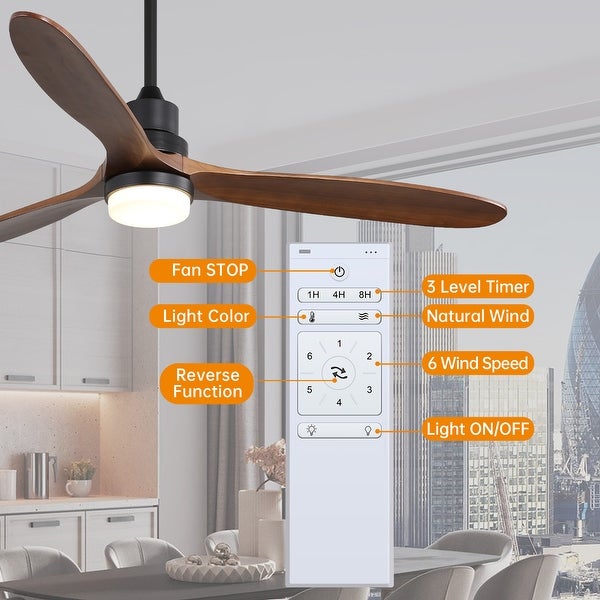 60 inch Ceiling Fan with Lights Reversible Motor Remote Control Shopping - The Best Deals on Ceiling Fans | 41699575