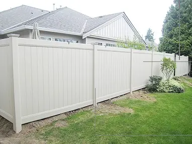 Hot Sale 6' x 6' or 6' x 8' White PVC Garden Privacy Fence Panels outdoor