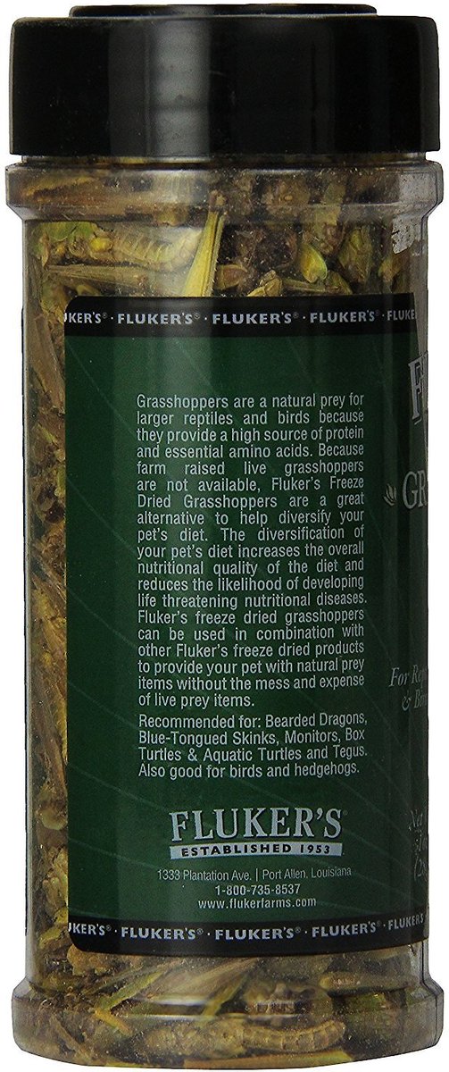 Fluker's Freeze-Dried Grasshoppers Reptile Treats