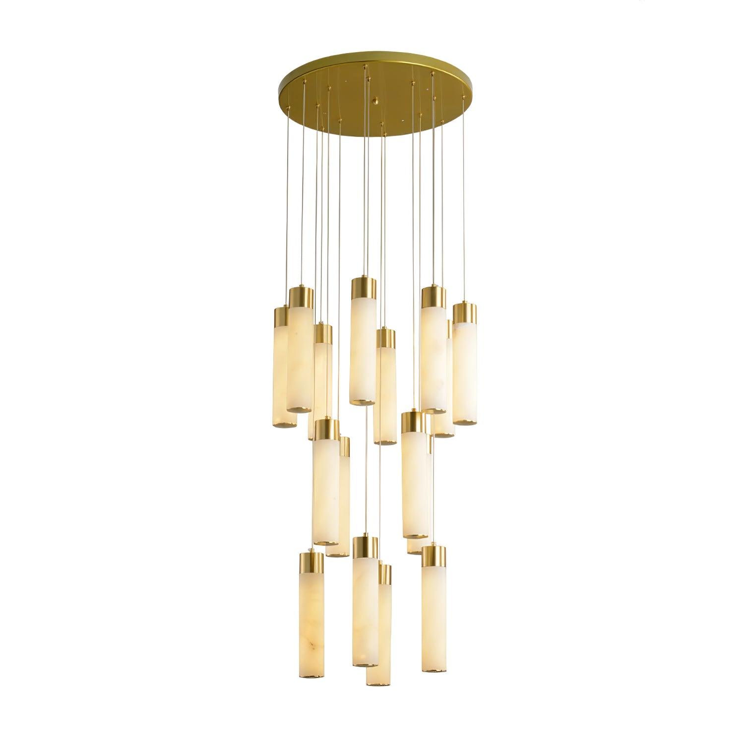 Celestial Alabaster Cascade Chandelier